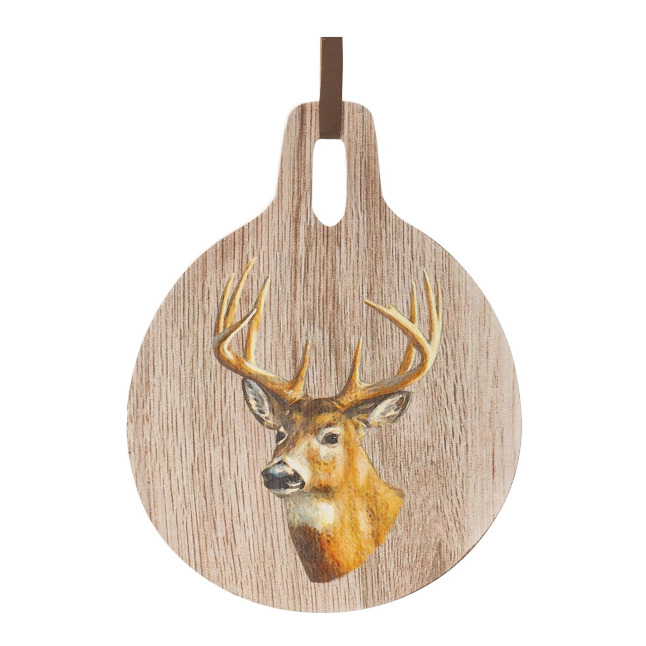 Melrose 10&#x22; Deer Cutting Board Hanging Christmas Wall Decoration